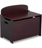 Delta Children MySize Deluxe Toy Box - Greenguard Gold Certified, Dark Chocolate