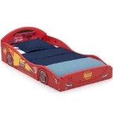 Cars Lightning McQueen Plastic Sleep and Play Toddler Bed