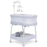 Delta Children SmartSleep Auto Glide Bassinet with Bluetooth