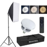 MOUNTDOG Softbox Lighting Kit, Photography Studio Light 19.7X27.5 Inch