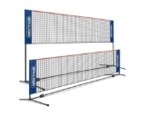 Boulder Badminton Pickleball Net - Height Adjustable Portable Net for Junior Tennis, Kids Volleyball