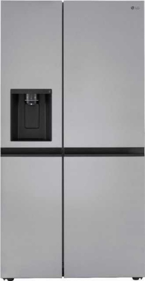 LG - 27.2 Cu. Ft. Side-by-Side Refrigerator with SpacePlus Ice - Stainless Steel