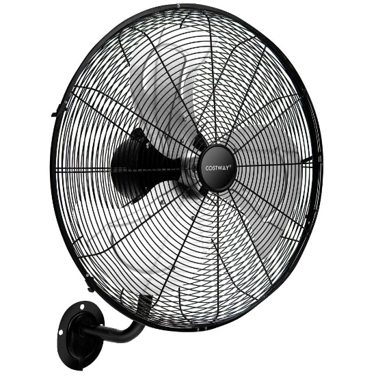 Costway 21 Inch 3 Speed Wall Mount Industrial Fan