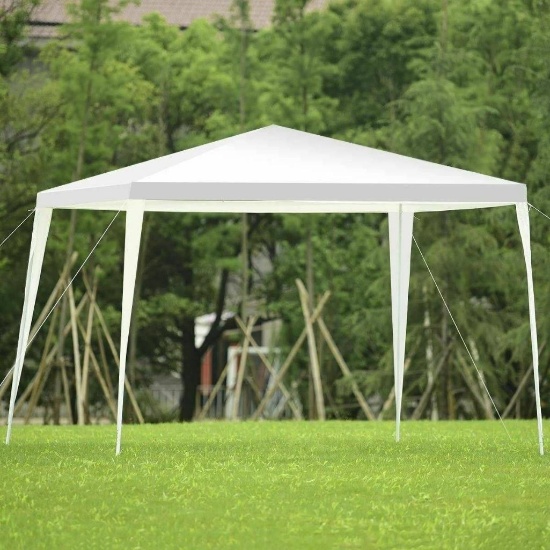 10 x 10 ft Outdoor Wedding Party Canopy Tent Event Tent for Backyard