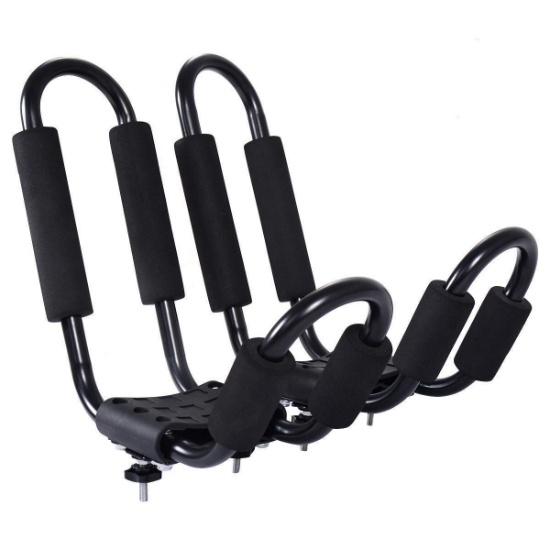 2 Pairs Canoe Boat Kayak Roof Rack with 4 Straps
