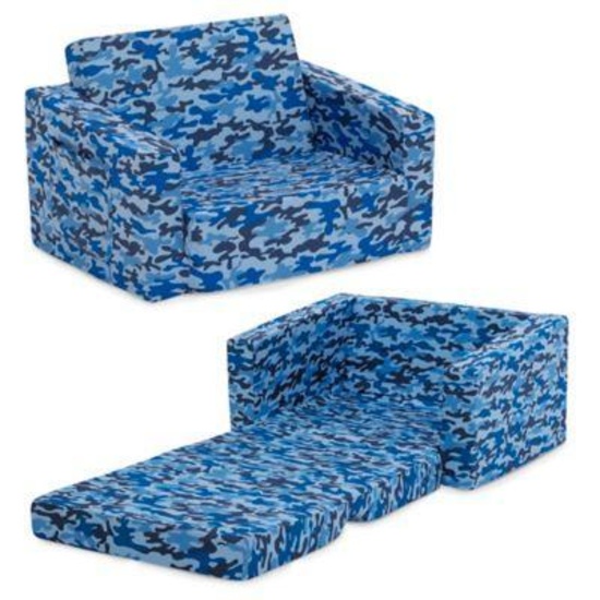 Delta Children Cozee Flip-Out Chair - Blue Camo