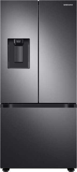 Samsung - 22 cu. ft. Smart 3-Door French Door Refrigerator with External Water Dispenser