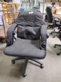 office chair w/ extra seat cushion/cover