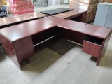 office desk, office furniture, 2 piece