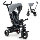 Costway 4-in-1 Baby Tricycle Toddler Trike with Convertible