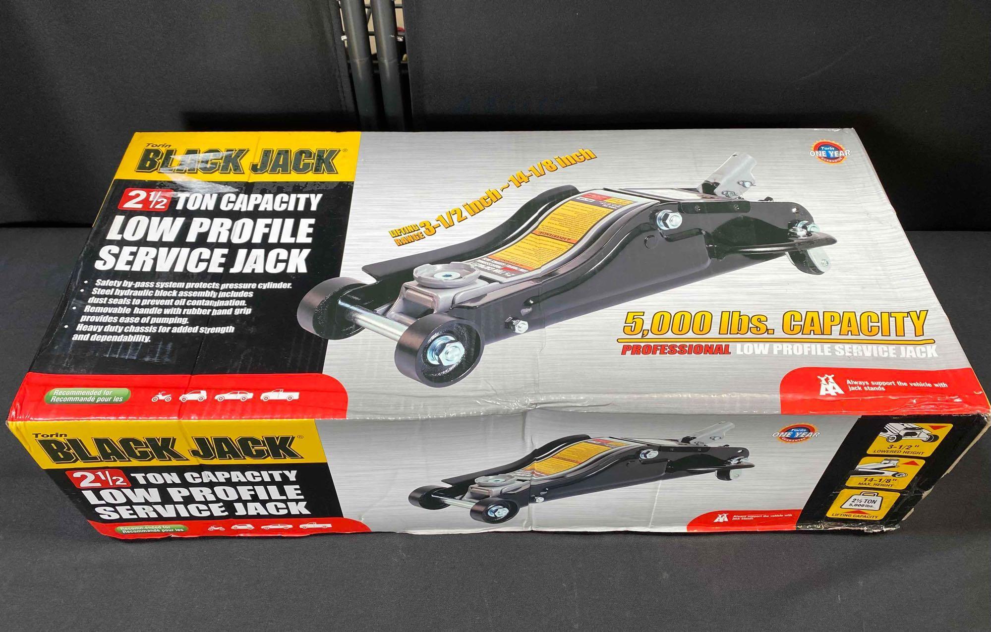 Black jack 2.5 ton low profile deals