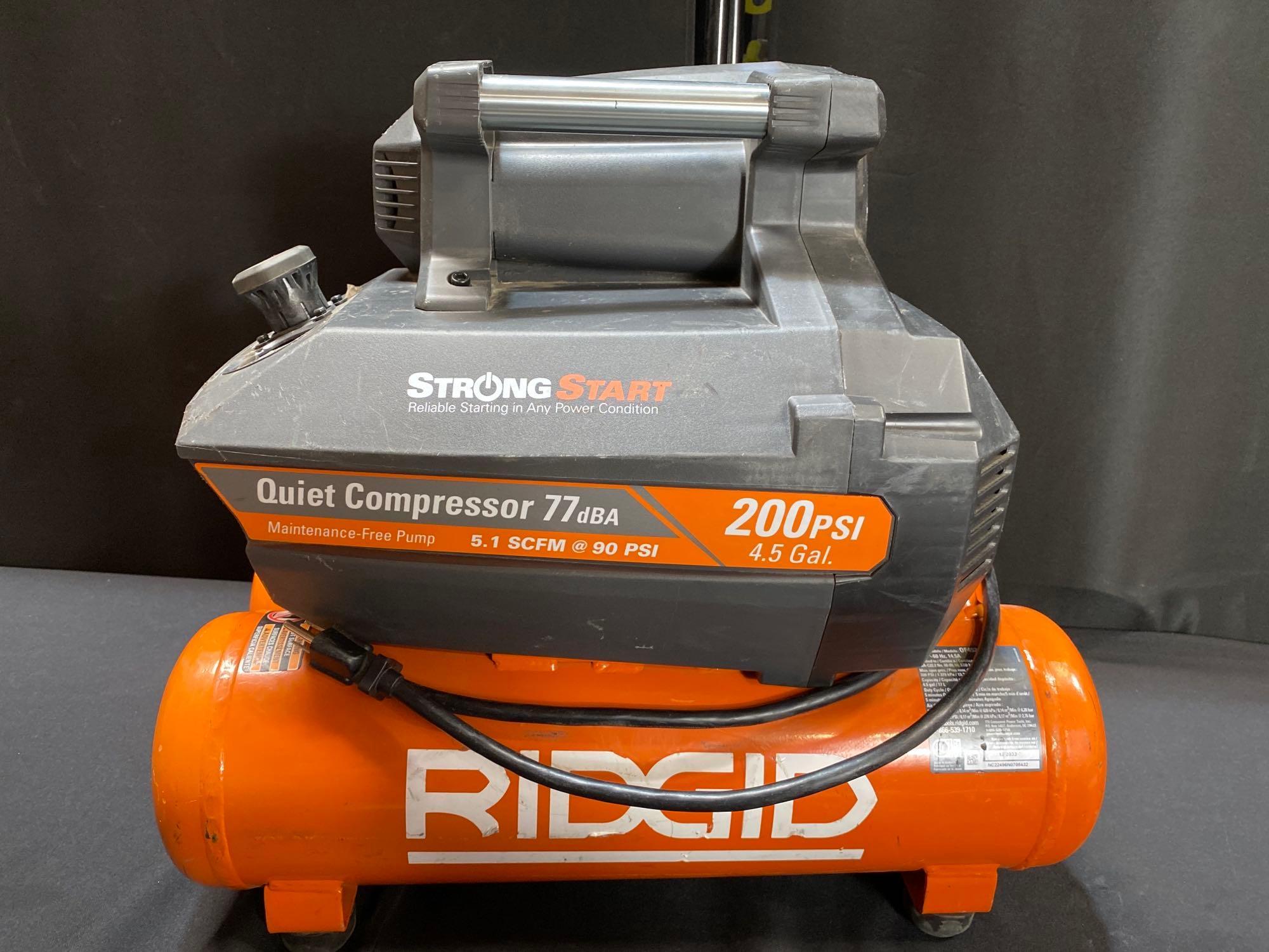 RIDGID Compresseur d'air électrique portatif, 200 psi, 15 gal