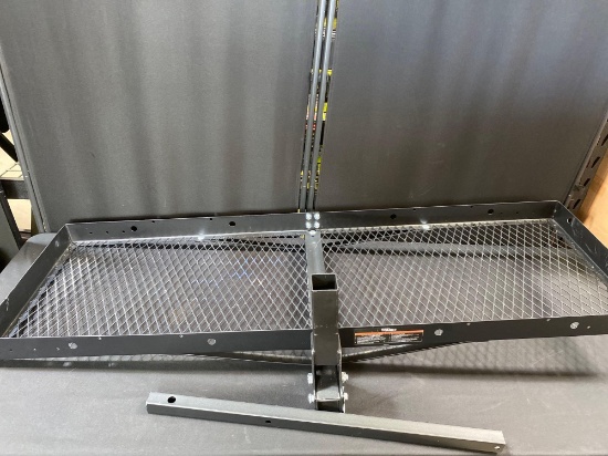 Hyper Tough Hitch Mounted Folding Cargo Carrier for Car