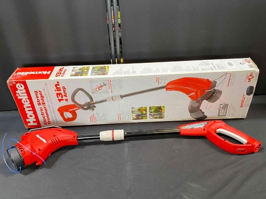 Homelite 13 in. 4 Amp Straight Electric String Trimmer
