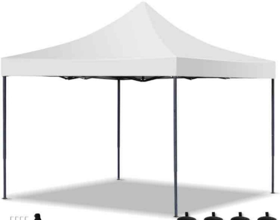 HCY 10 x 10 Pop Up Canopy Ez Up Sun Shade Canopy with Backpack (a broken part)