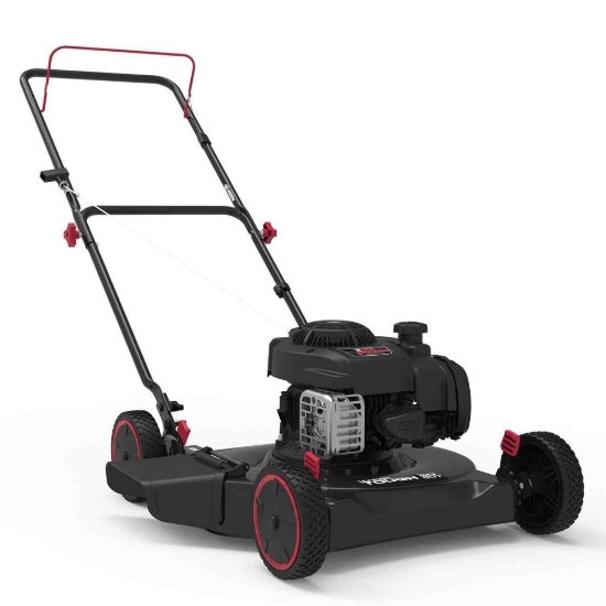 Hyper Tough 20-inch 125cc Gas Push Mower with Briggs & Stratton Engine