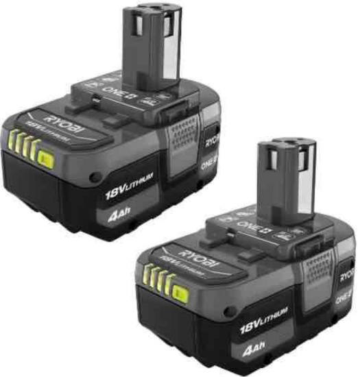 RYOBI ONE 4Ah 18V Lithium-ion Batteries
