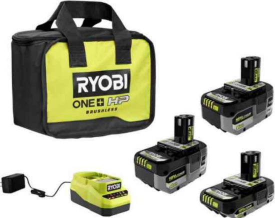 RYOBI ONE 18V LITHIUM HIGH PERFORMANCE Starter Kit