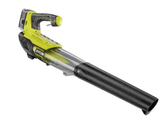 RYOBI ONE+ 18V 100 MPH 280 CFM Cordless Battery Variable-Speed Jet Fan Leaf Blower
