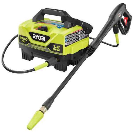 RYOBI 1800 PSI 1.2 GPM Electric Pressure Washer