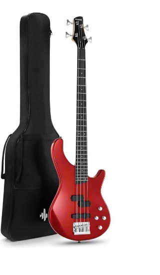 Donner Electric Bass Guitar 4 Strings Full-Size