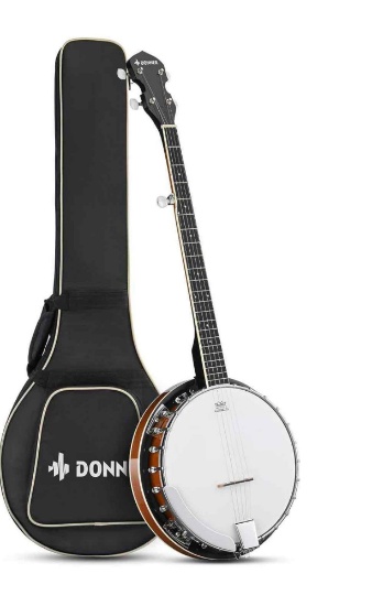 Donner Banjo Full Size 5 String Tenor Banjolele Guitar