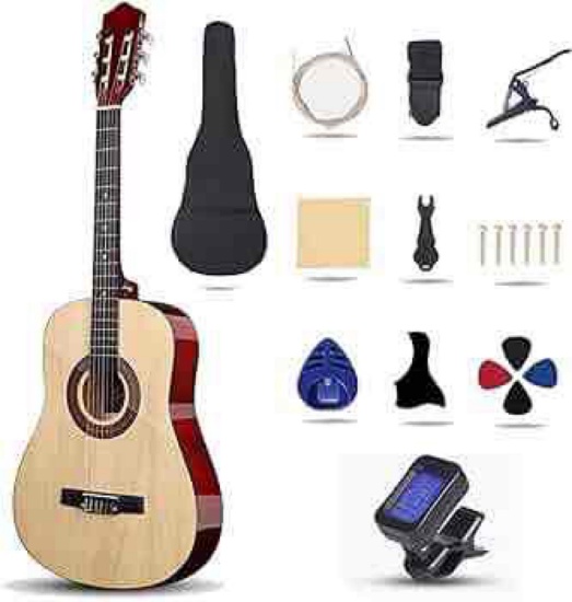 MouKey Full Size Classical Acoustic Guitar, 6 Nylon Strings