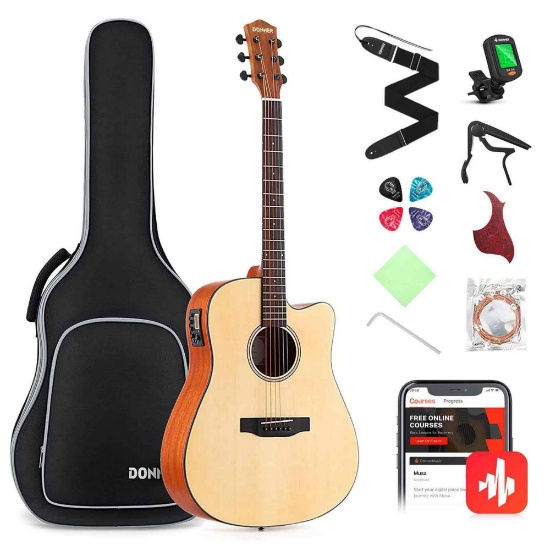 Donner Electric Acoustic Guitar