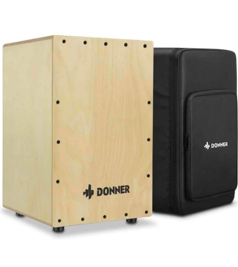 Donner Cajon Drum Box,Percussion Instrument Full Size