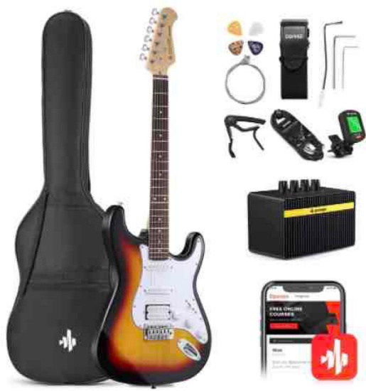 DONNER 39 Inch Full Size Electric Guitar Kit