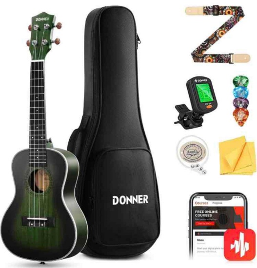 Donner Concert Ukulele Professional 23 Inch