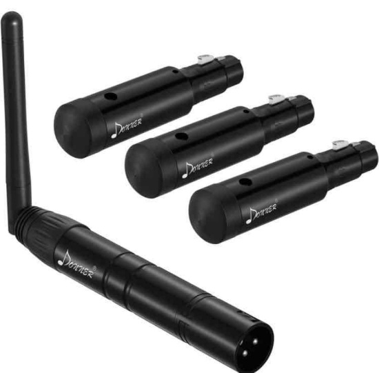 Donner Wireless DJ 2.4G DMX Wireless Controller 3 Receivers