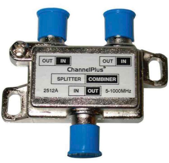 Channel Plus 2-directional Splitter/Combiner DC & IR/DTV Compatibility & Infra-Red Transmitter