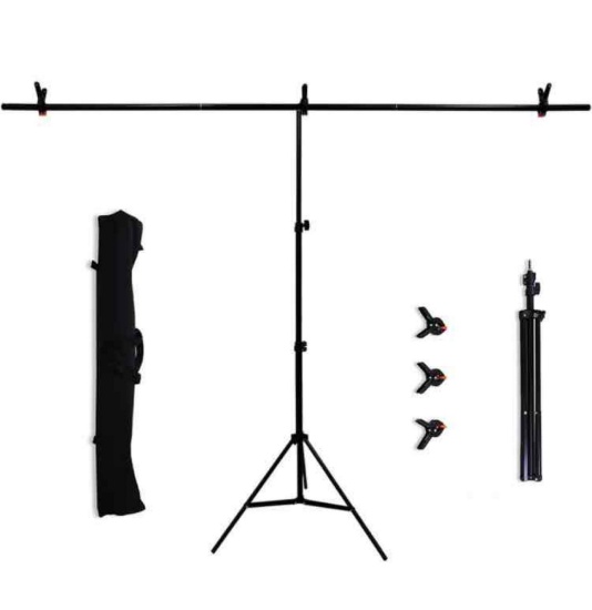 MountDog T-Shape Black Backdrop Stand