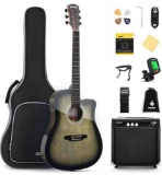 Donner Full Size Acoustic Electric Guitar