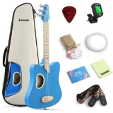 Donner Kids Guitar 3 String Mini Acoustic Guitar Blue