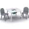 Finn Table and Chair Set with Storage, One Size, Gray
