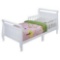 Delta Children Wood Sleigh Toddler Bed - White