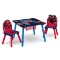 Delta Children Spider-Man Kids' Table and Chair Set with Storage (2 Chairs Included)