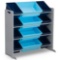 Delta Children Kids 12-Bin Toy Storage Organizer - Grey/Blue