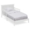 Delta Children Collins Wood Toddler Bed, Bianca White