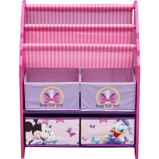 Disney Minnie Mouse Book & Toy Organizer By Delta Children