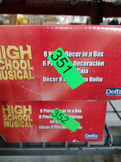 Delta Children High School Musical 8 Piece Decor in a Box