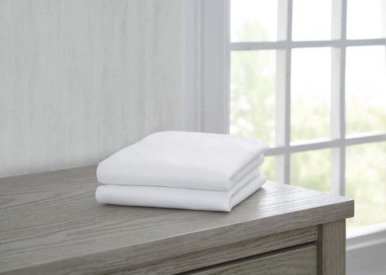 Delta Children Fitted Bassinet Sheet Set 2-Pack - White (x40)