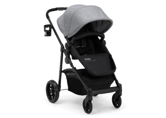 Jeep PowerGlyde 3-in-1 Stroller by Delta Children - Grey Tweed