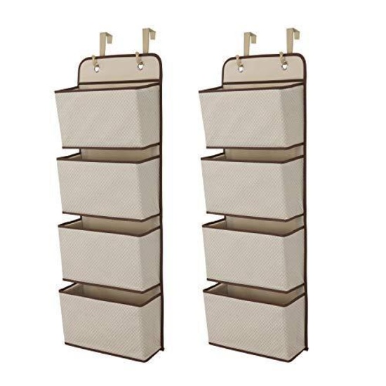 Delta Children Over The Door Hanging Organizer 4 Pocket 2 Pack