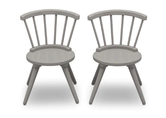 Delta Children Windsor 2-Piece Chair Set - Grey