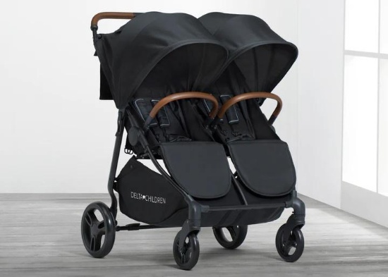 Delta Children Cruzer Double Stroller - Black
