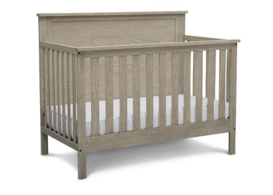 Delta Children Middleton 4-in-1 Convertible Baby Crib Textured Limestone