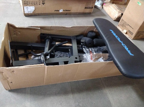 Pro-Form Workout Bench INCOMPLETE (See Photos for Description)